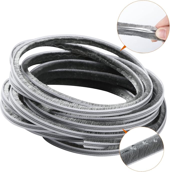 Weather Stripping Door Seal - 5m Brush Weather Stripping - Image 4