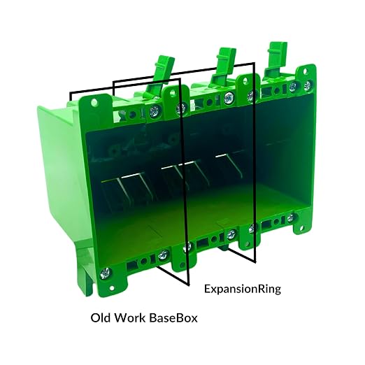 Old Work BaseBox – Expandable Double Gang PVC Electrical Box - Image 3