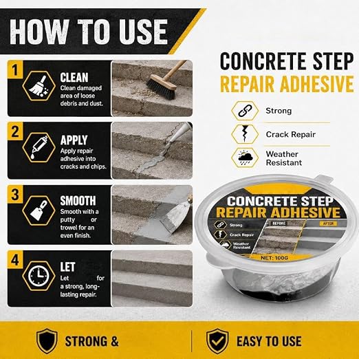 Heavy Duty Concrete Step Repair Adhesive - Image 6