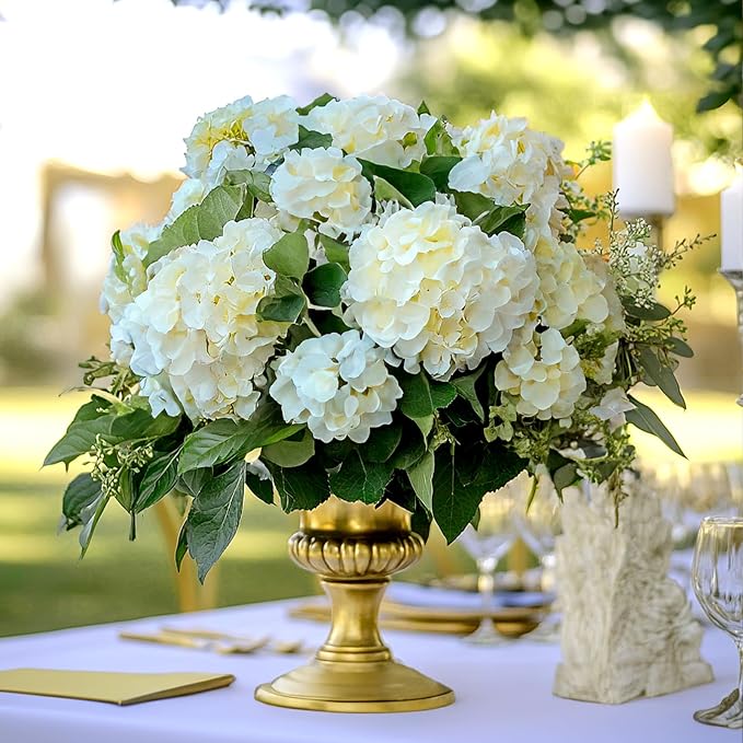 Auihiay 304Pcs Hydrangea Artificial Flowers Bulk, Silk Hydrangeas Flowers | - Image 5