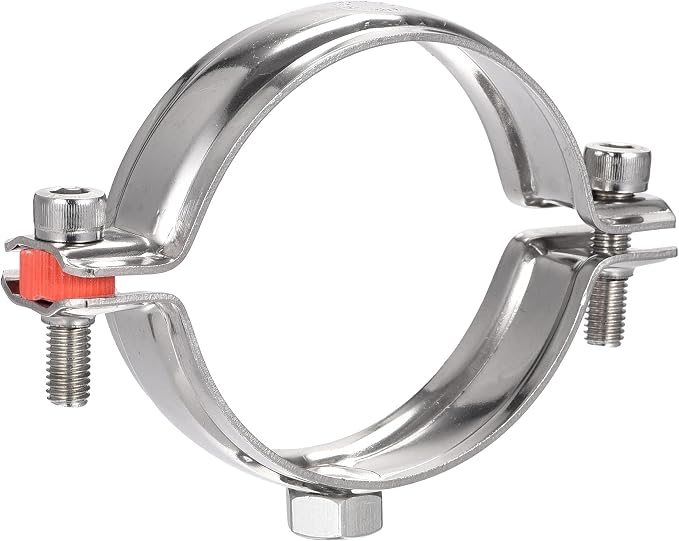 uxcell Wall Ceiling Mount Pipe Supports, 304 Stainless Steel Adjustable Pipe - Image 5