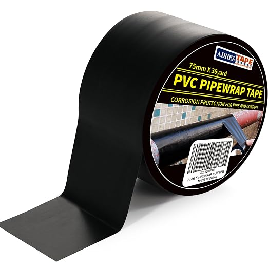 ADHES Corrosion Protection Pipe Tape | PVC Weatherproof Wrap Duct Tape by ADHESTAPEPERSUITOFPERFECTION