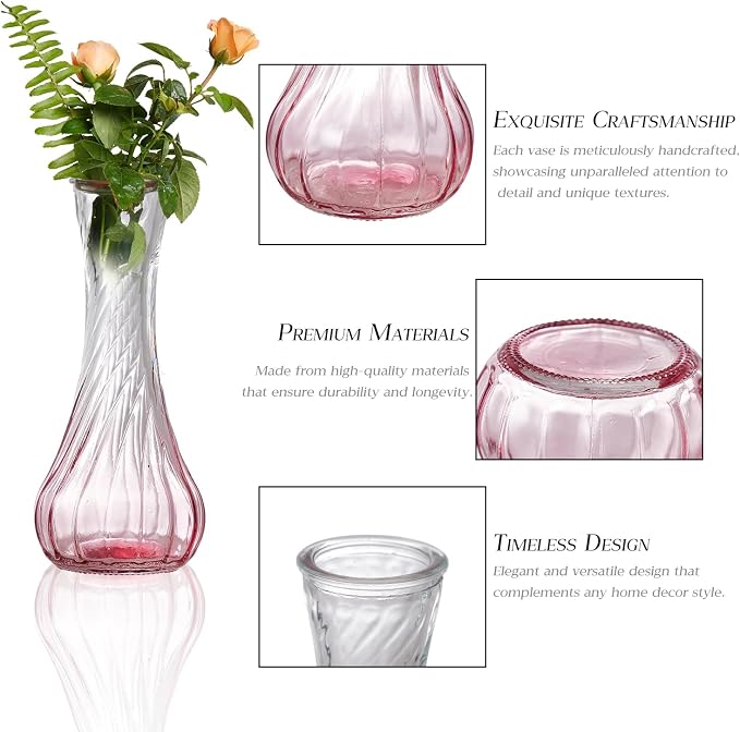 Glass Bud Vase Set of 30 - Image 6