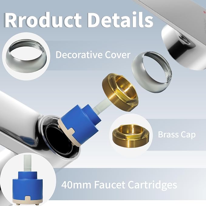40mm Ceramic Faucet Cartridge, Replacement - Image 2