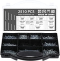 2510PCS Nails Assortment Kit, Galvanized Nails Set by OCRLLC