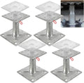 RULLINE 4Pcs Adjustable Floor Jack – 3.5-6" by RULLINE
