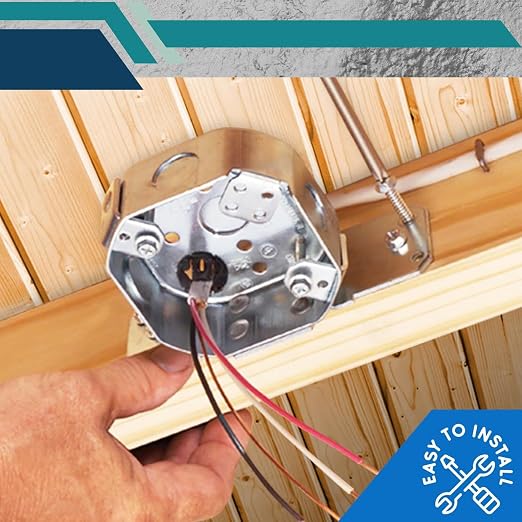 Ark Lighting 4” Octagon Electrical Junction Box Extender - Image 7