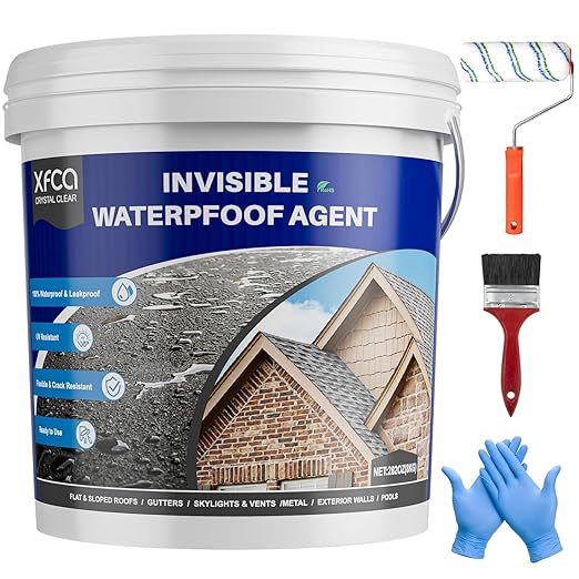 Transparent Waterproof Sealant, 282oz Clear Transparent Waterproof Coating by XFCA