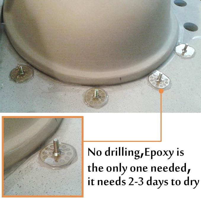 Undermount Sink Clips, Sink Brackets, Epoxy Sink Clips - Image 4