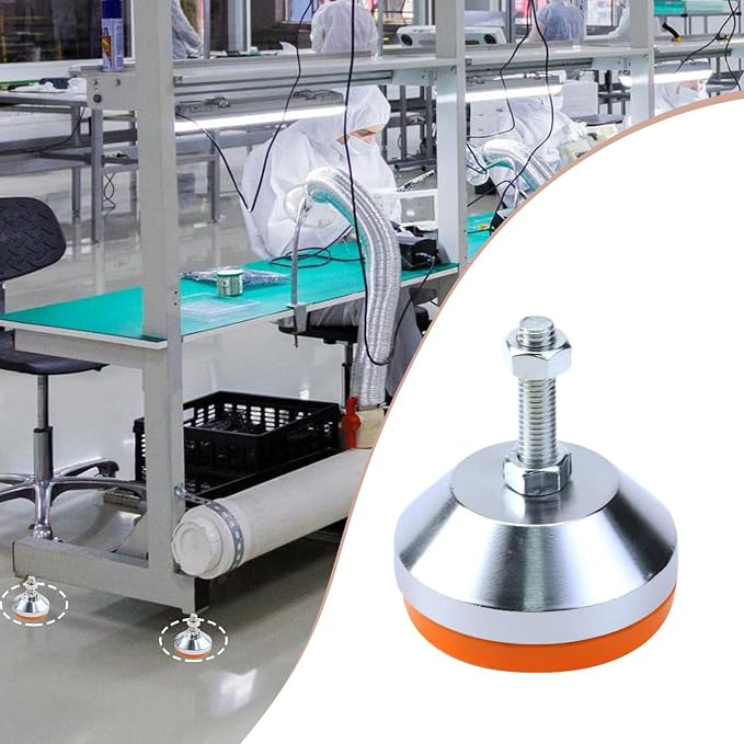 Antrader M8 Thread Adjustable Leg Leveler, Heavy Duty Adjustable Feet Leveler - Image 6