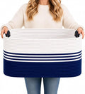 Laundry Hamper with Handles, 72L Rope Laundry Basket, toys and laundry in by AINUOQI