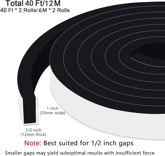Strong Adhesive Foam Seal Strips - Image 4
