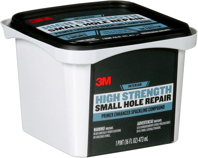 3M High Strength Spackling Compound, 16 oz., Small Hole Repair Primer Enhanced - Image 3