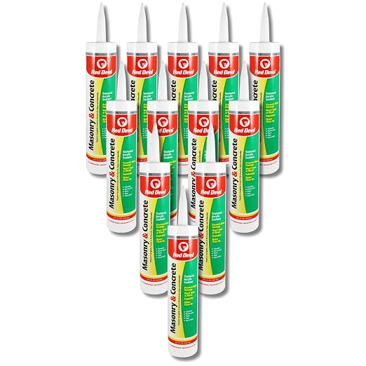 Red Devil 0646 Masonry and Concrete Acrylic Sealant, 10.1 oz. by RedDevil
