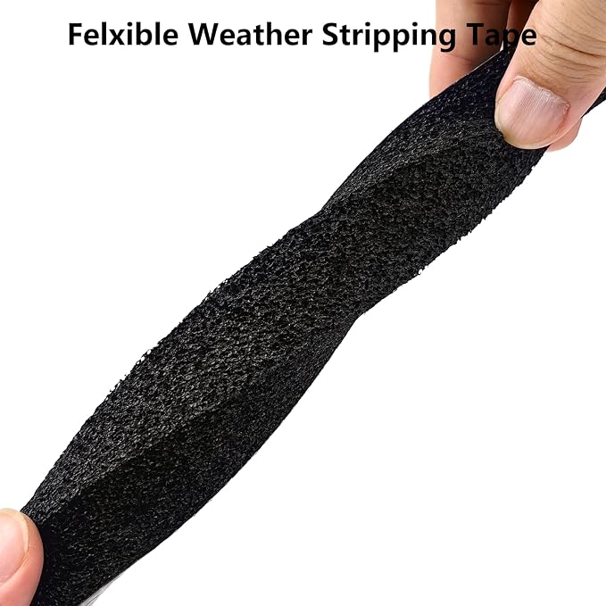 Topiverse Weather Stripping, Door Seal Strip, 1 in x 1 in x 6.5 Ft | - Image 5