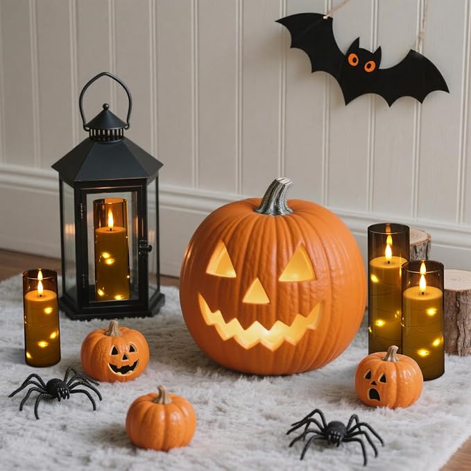 Raycare 9 Pcs Flameless Battery Operated Pillar Candles - Image 9