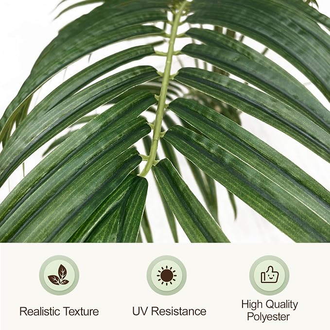 Artificial Palm Tree 7ft Tall Fake Palm Tree Indoor Decor - Image 4