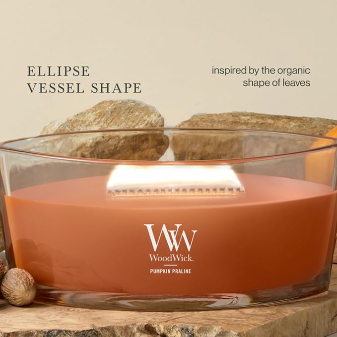 WoodWick Pumpkin Praline Holiday Candle Gifts - Image 4