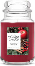 Yankee Candle Red Apple Wreath, Holiday Scented Candle, 22oz Large Jar by Unknown
