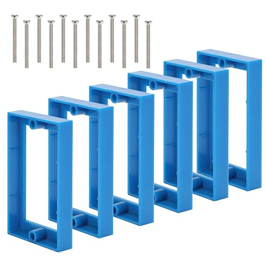 1/2Inch Single Gang Receptacle Outlet Box Extenders by XGGYA