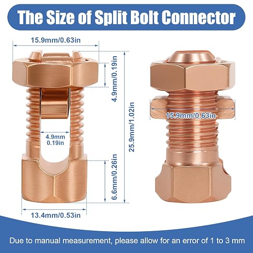20 PCS Split Bolt Connectors TJ-16 - Image 3