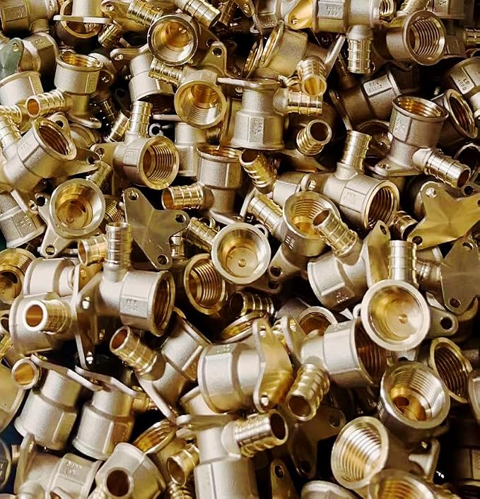 EFIELD Pex 1/2 Inch x 1/2 Inch Female NPT Drop-Ear Elbow | PEX Brass Crimp - Image 8