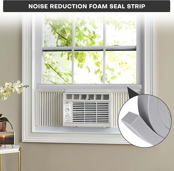 4Pcs 1" x 1" x 6.5Ft AC Window Seal Kit - Image 3