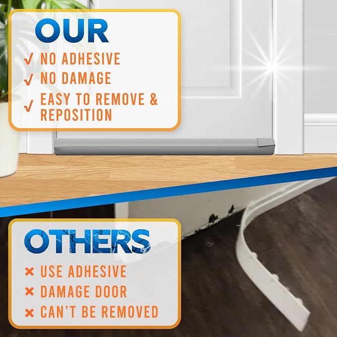 2 Pack Under Door Draft Stopper - Image 7