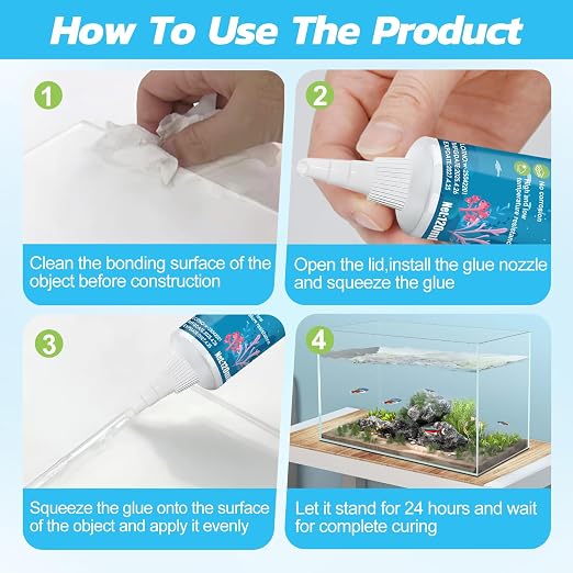 120ML Aquarium Safe Silicone, Strong Adhesion - Image 5