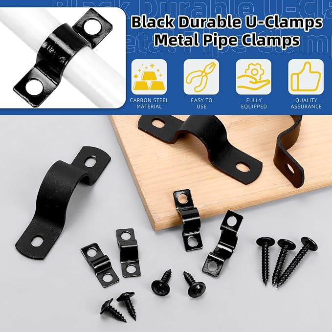 Glarks 25pcs 5mm Pipe Strap Clamp - Image 3