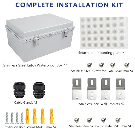 Electrical Junction Box, IP67 Waterproof Outdoor Box ABS Plastic Enclosure - Image 7