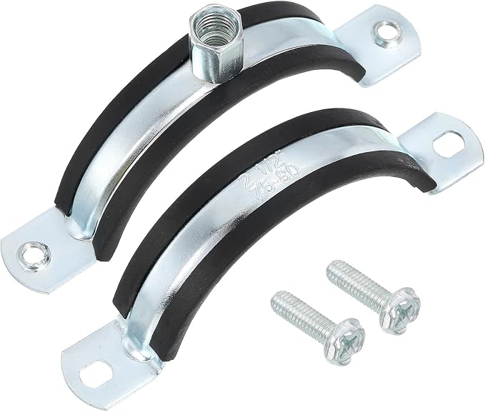 uxcell 4 Pcs Adjustable Pipe Bracket Clamp - Image 3