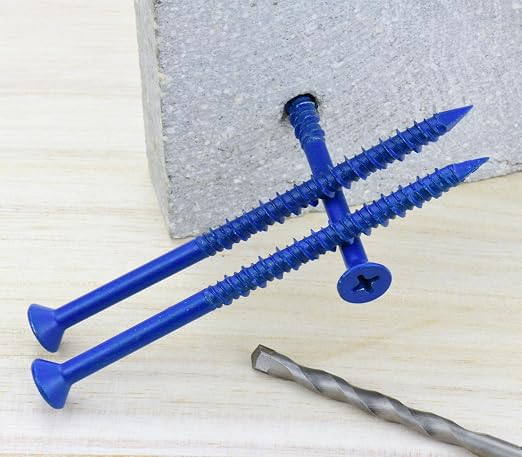 3/16" x 3-1/4" Concrete Screw Anchor, Cement or Stucco - Image 9