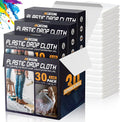 Axgatoxe 12 x 9 Ft Plastic Drop Cloths by AXgatoxe