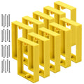 Single Gang Outlet Box Extender Yellow 10-Pack | Premium ABS extender by YQSIYU