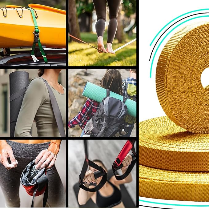 Webbing Strap, 3/4" to 2", 10-50 Yds, EDC gear, backpack repair and pet dog - Image 6