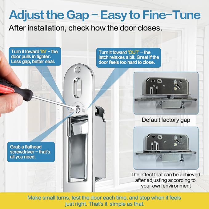 Reachout Lock and Receiver Kit, Compatible Andersen Sliding Door | Sliding - Image 3