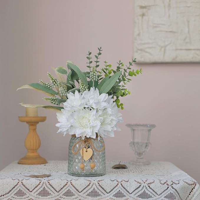 VIERENA 14.5" Artificial Dahlia Flowers - Image 2