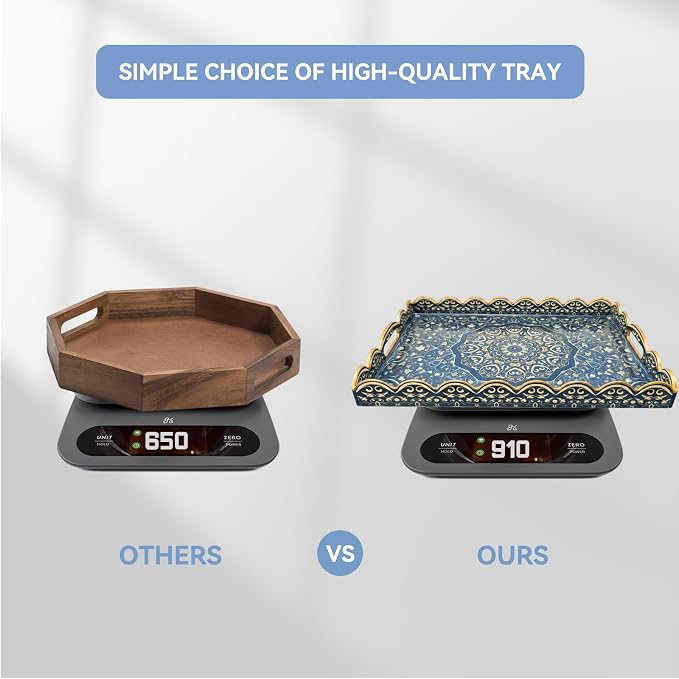 AGIOTA Coffee Table Trays for Living Room Serving Tray - Image 5