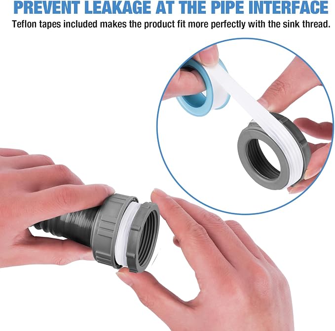 NiHome Flexible P-Trap Pipe Kit - Image 8