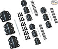 Door Spring Hinges, Each Set Including 2 PCS Self Closing and 1 PC Adjustable by QCAAHardware