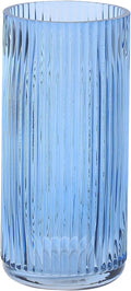 Ribbed Glass Vase, Modern Vases by MARTAGE