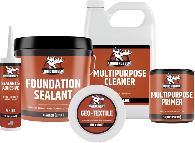 Liquid Rubber Interior Basement & Foundation Kit - 1g Foundation Sealant by LiquidRubber