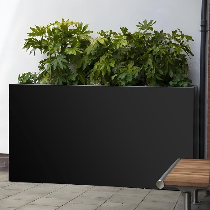36"x12"x20" Large Metal Planter Box, Galvanized Steel Planter Box | Heavy-Duty - Image 9