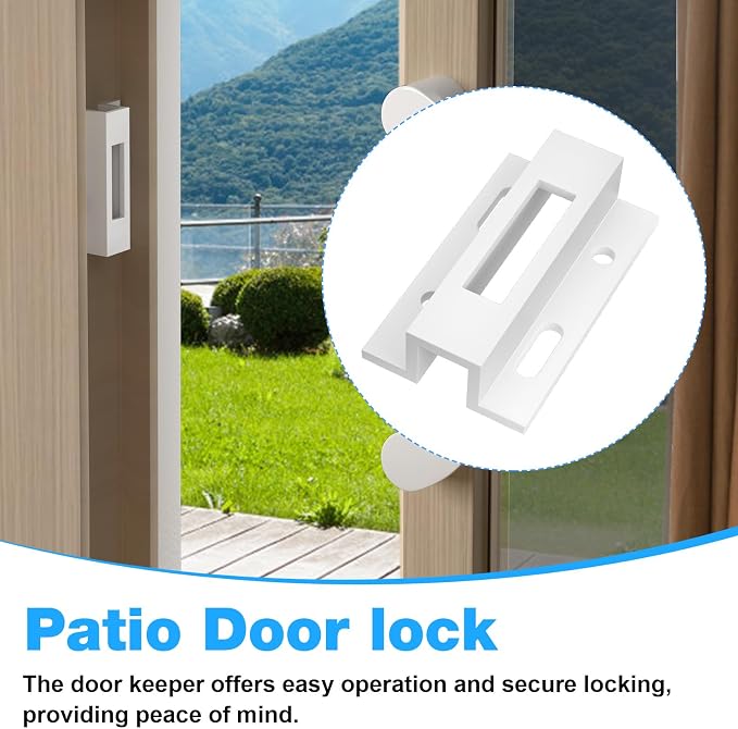 Patio Sliding Door Keeper／Hook Style Latch／E 2124 Latch Lock | Replacement Pella - Image 7