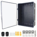 Electrical Junction Box, IP67 Waterproof Outdoor Box ABS Plastic Enclosure by Qukipet