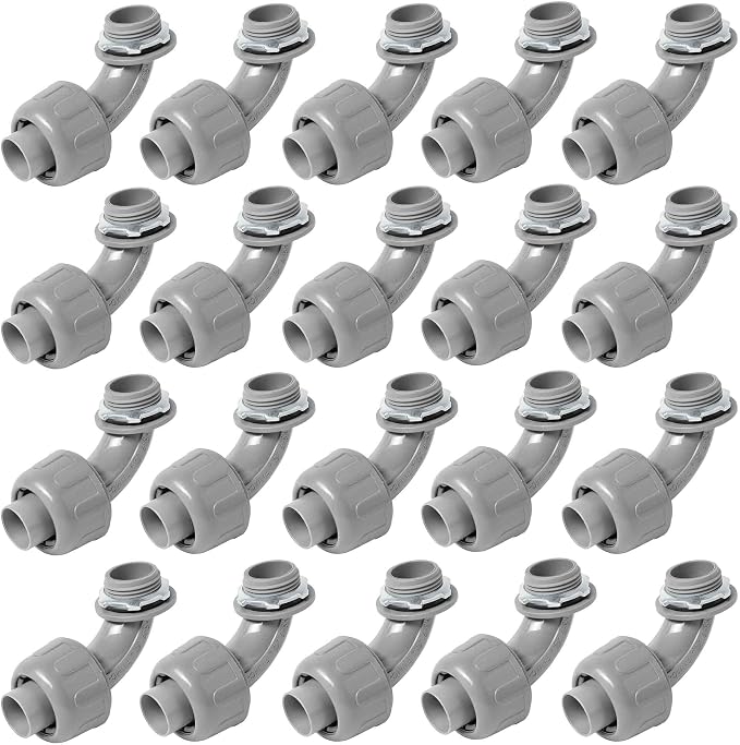 Yariwiz 3/4 Plastic Liquid Tight Conduit 90 Degree Elbow by Yariwiz