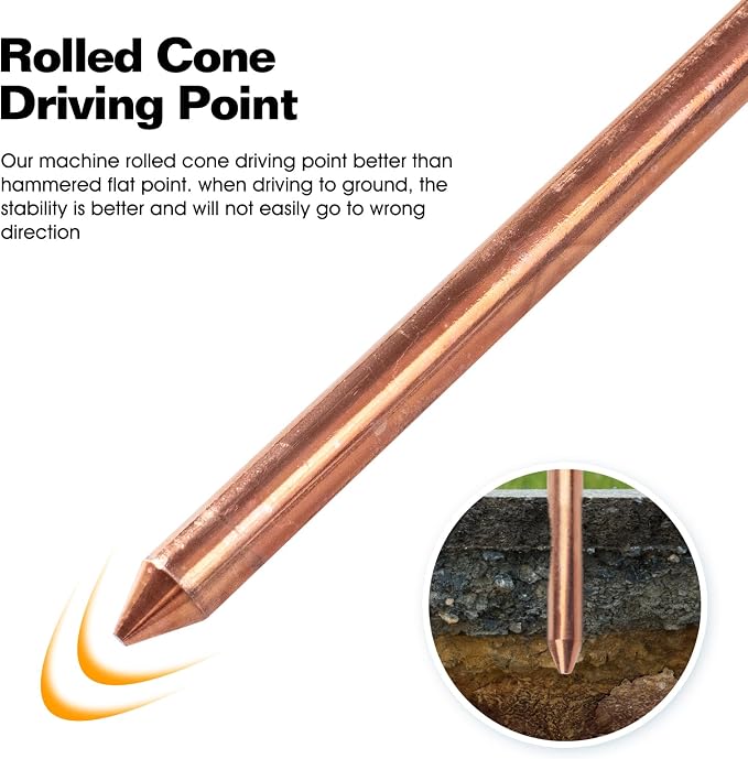 GOUNENGNAIL- 4' Grounding Rod - Image 3