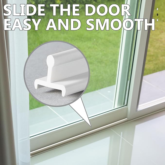 Colingmill 2 Pcs Sliding Screen Door Replacement Track 72 Inch Vinyl Bottom - Image 4