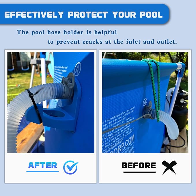 2Pcs Swimming Pool Pipe Holders, Pool Accessories, Pool Hoses - Image 4